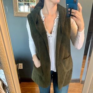 💰3 for $10💰Hooded Teddy Sherpa Vest